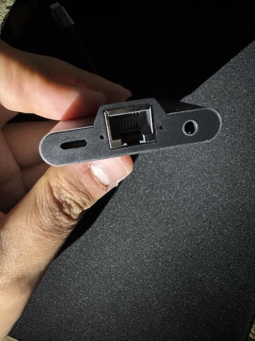 iPhone uchun  Adapter (Ethernet + AUX + Zaryadka)