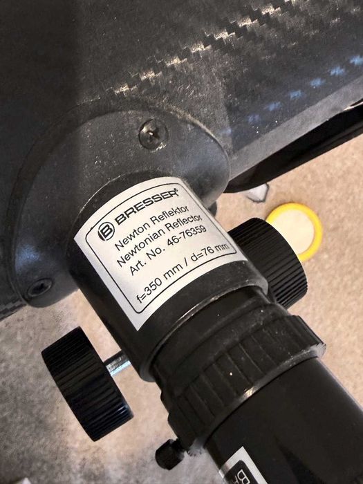 Телескоп BRESSER Solarix 76/350 Telescope - Black черен за слънце луна планети слънчево затъмнение