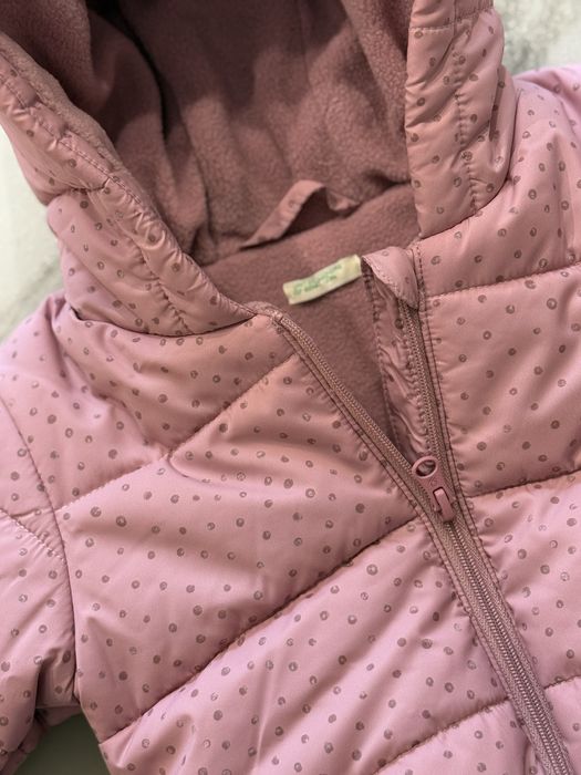 Зимно бебешко яке Benetton, размер 62 см, 3-6м.Ново!