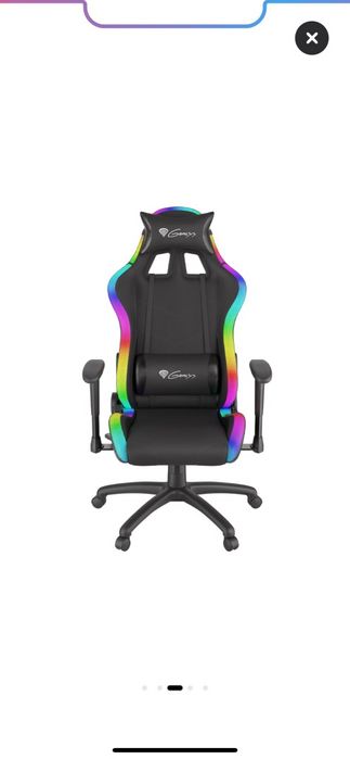 Scaun Genesis birou gaming cu leduri