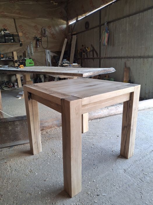 Masa din stejar masiv 80×80