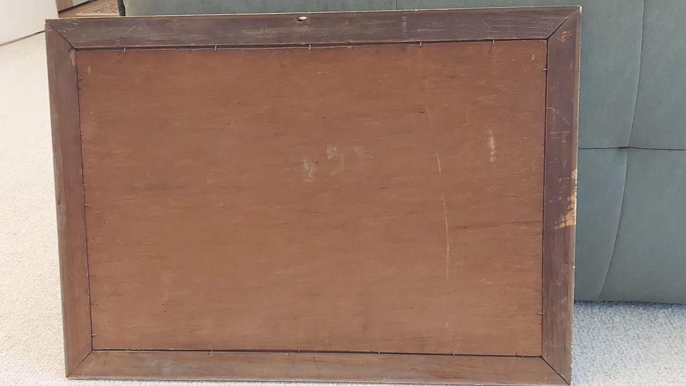 Tablou ulei pe lemn, semnat -1937,scoala austriaca