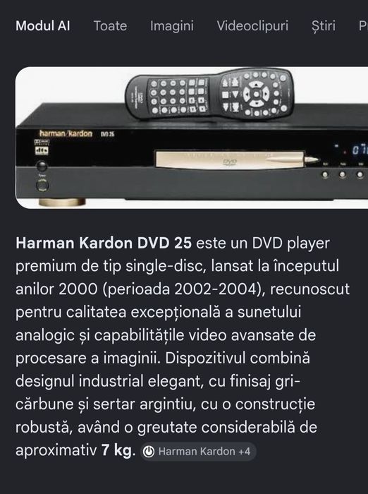 Dvd Player Harman kardon