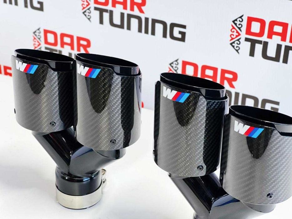 Насадки глушителя BMW M carbon
