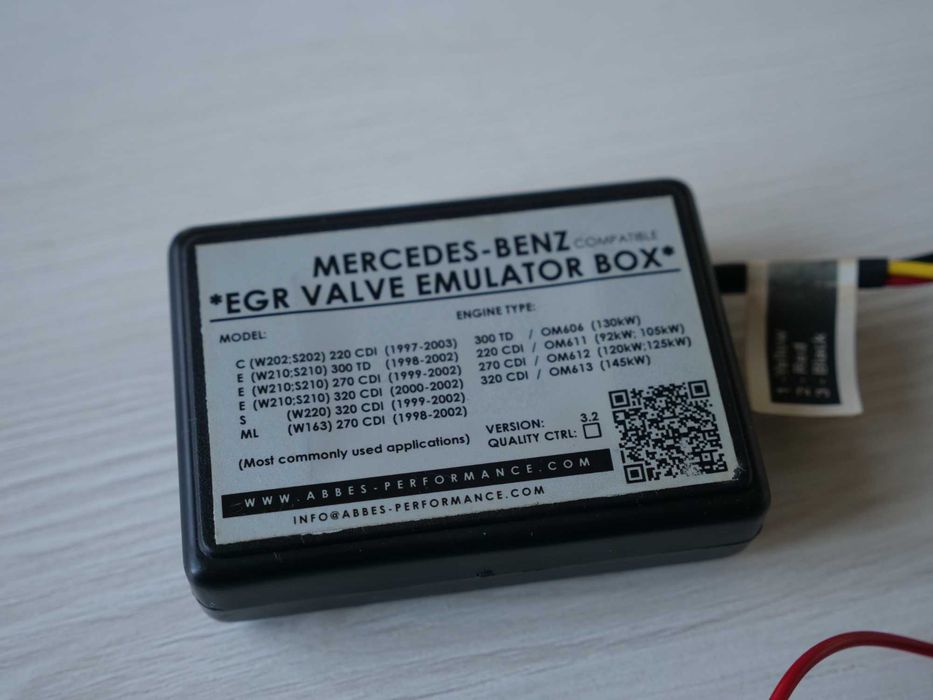 Електронен EGR емулатор за Mercedes CDI (220 / 270 / 320 CDI и др.)