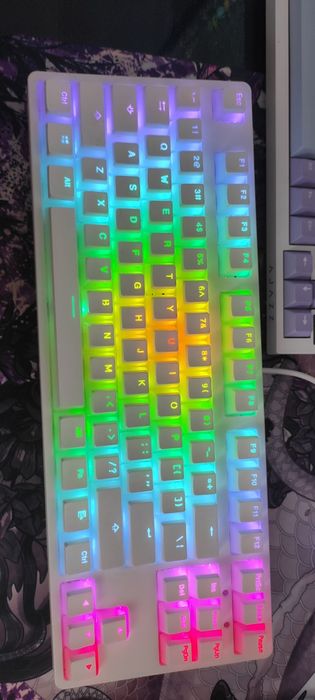 Rampage белая механическая клавиатура