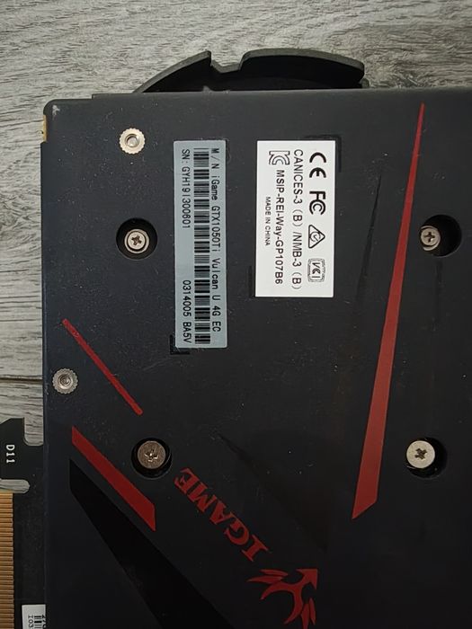 Placa video Nvidia GTX 1050ti 4G