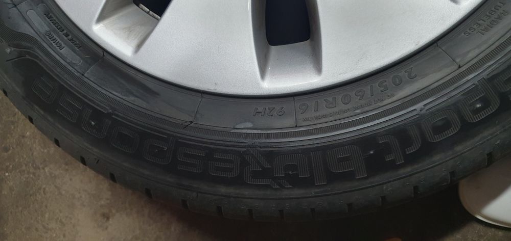 Jante originale Audi A6 si anvelope vara Dunlop 205/60/R16