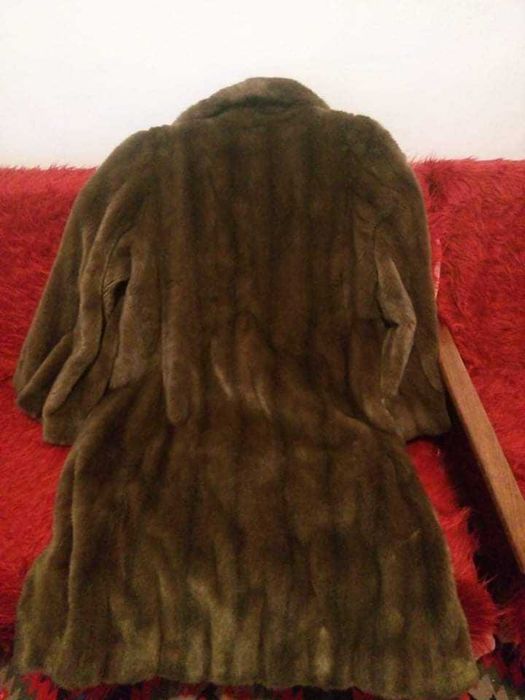 Дълго дамско палто с изкуствен косъм и Дълъг дамски кожух