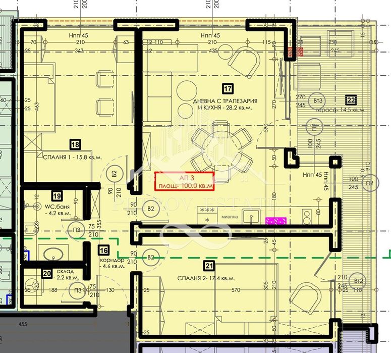 Продава се Тристаен апартамент в Велинград - 116 кв.м за 1102 €/кв.м - Снимка #4