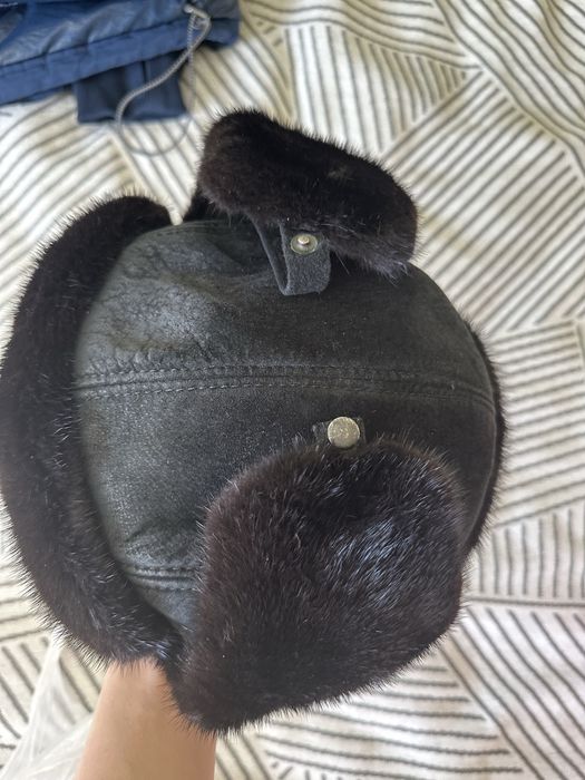 Шапка ушанка мужская