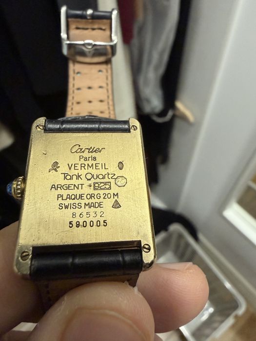 Cartier tank винтаж