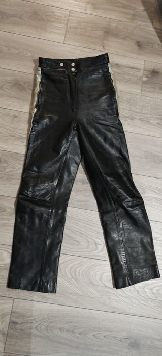 Pantaloni moto femei din piele mărimea 36