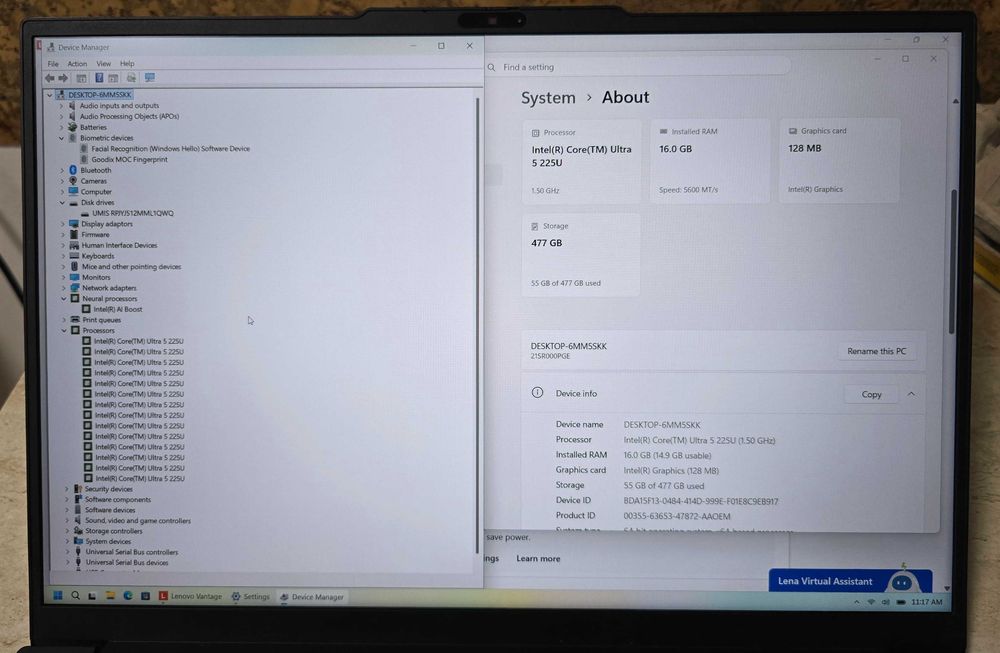 Lenovo ThinkPad E16 gen3 Ultra 5 225u 16Gb 512Gb