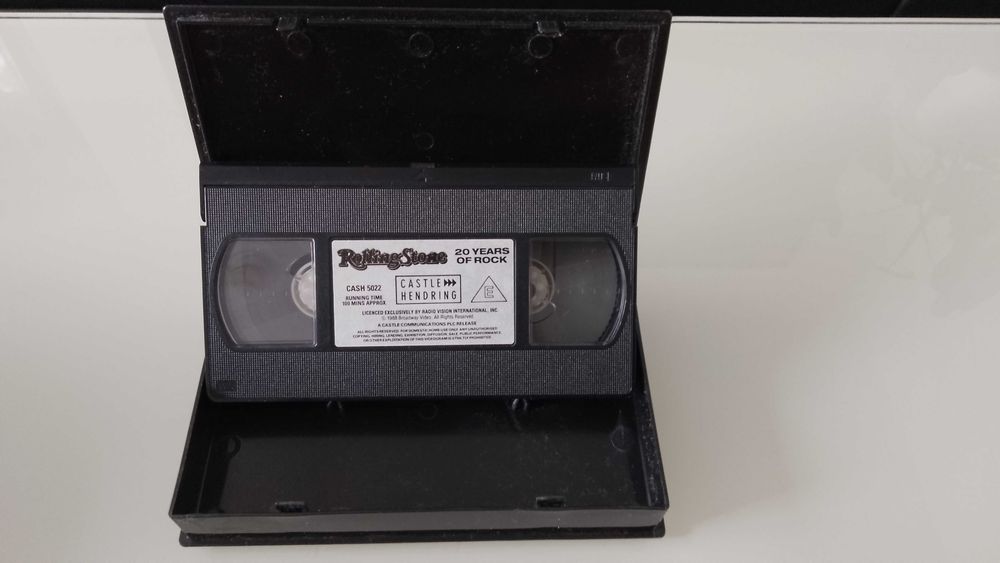 Caseta VHS muzica ROLLING STONE : 20 Years of Rock