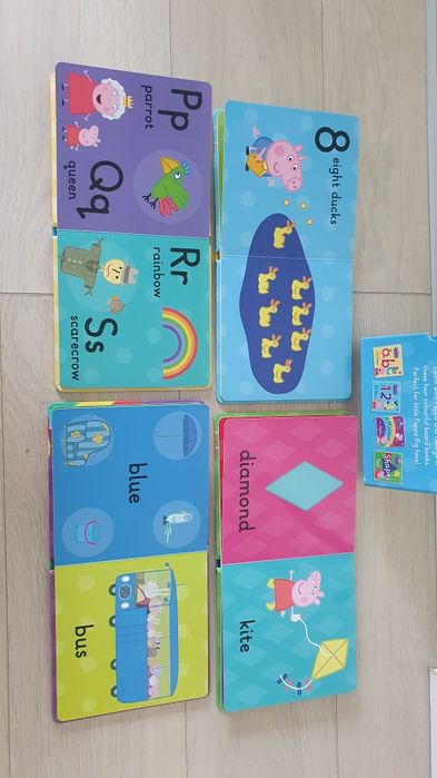 LEARN wtih PEPPA PIG box of books invatare lb engleza 10/10 Curier OLX