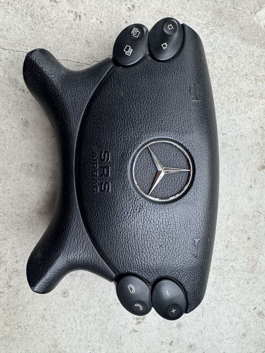 Airbag volan negru Mercedea Benz CLS w219 E W211 CLK facelift