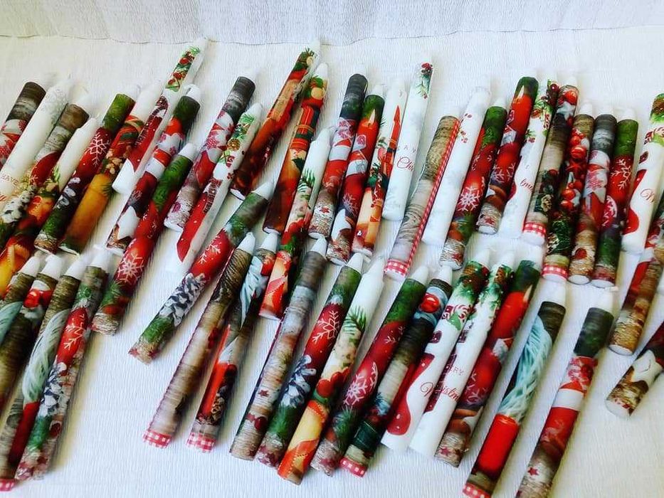 Колекция Есенни ,тема Лято ,Великденски и  Коледни свещи 1.20лв/бр