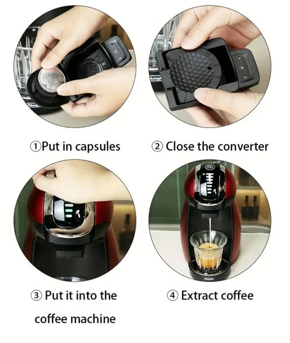 Налични За всички модели Адаптер за неспресо за многократна употреб