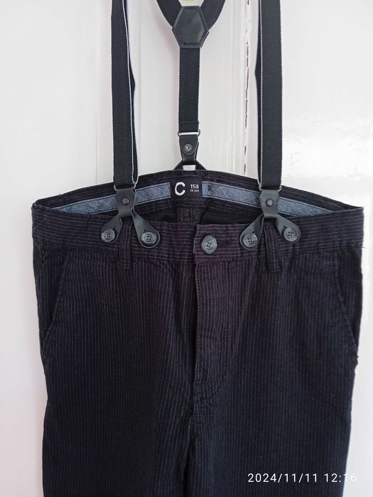 Официален комплект Панталон, Жилетка, Елек , момче 13г, 158см, Ново