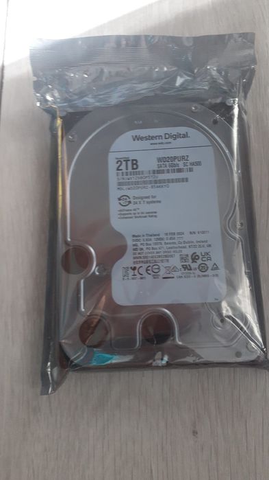 Vând HDD supraveghere 2TB WD20PURZ