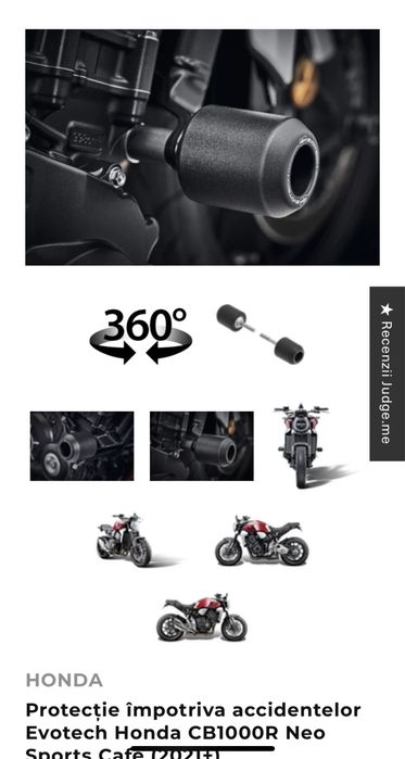 Honda Crash pad Evotech CB1000R