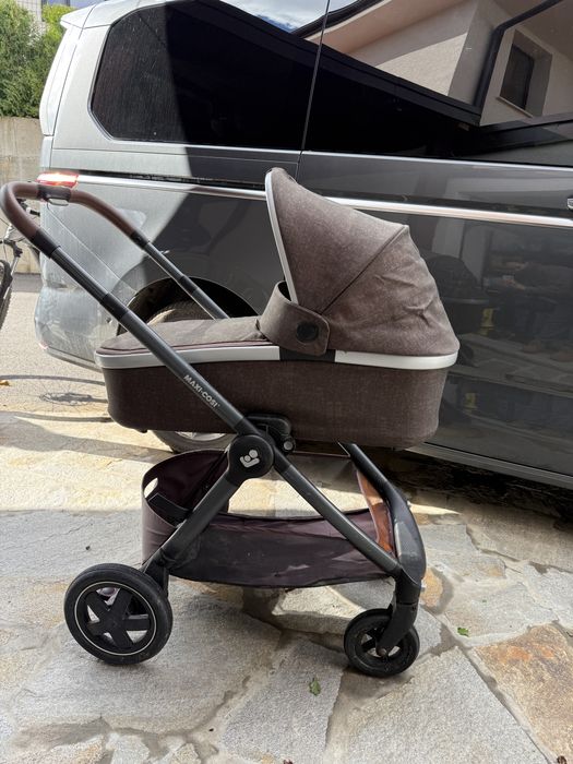 Количка Maxi Cosi Adorra 3 in 1, столче за кола, кош за новородено