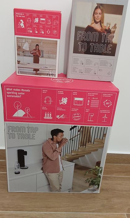 Aparat de făcut apă minerală nou.