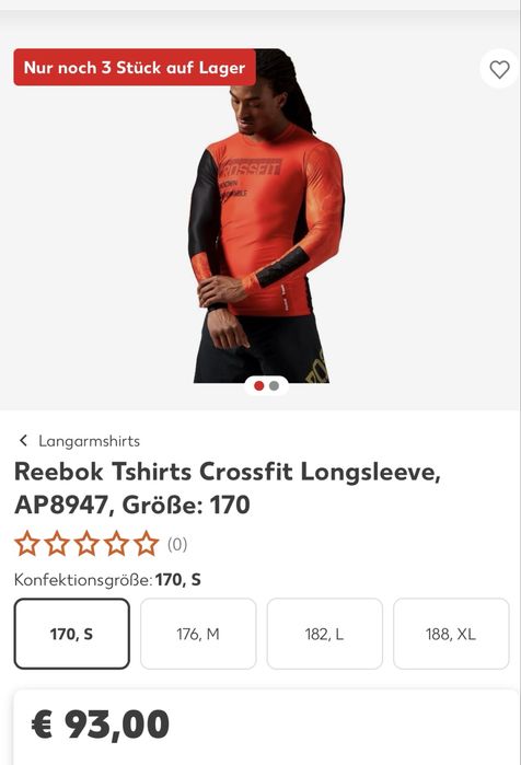 Мъжка блуза REEBOK CROSS FIT . Размер М