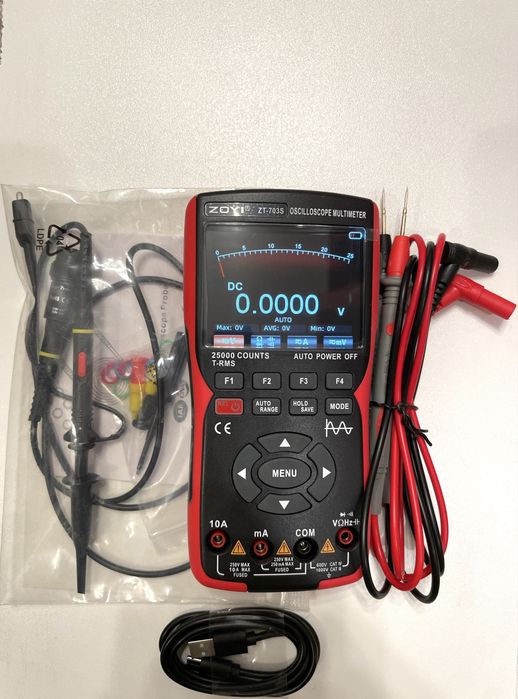 Multimetru de precizie cu osciloscop, nou