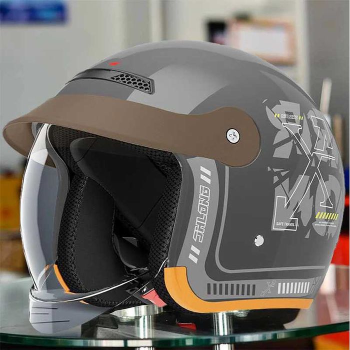 Каска за Мотор/Скутер/АТВ/Тротинетка 6-ри цвят