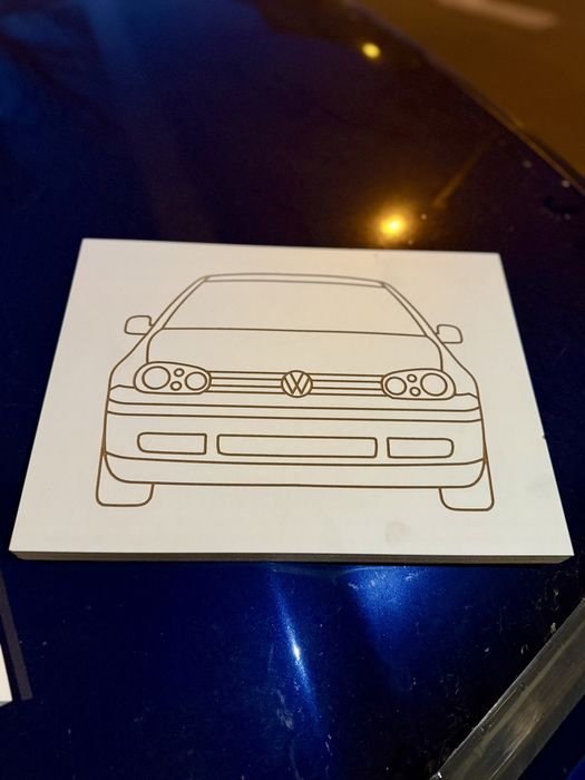 Tablou personalizat gravat cu tematica auto