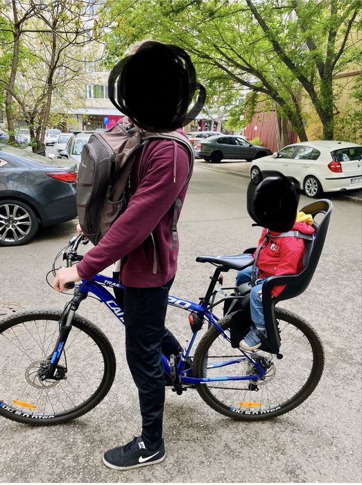 Scaun Copii Bicicletă Groovy cu fixare pe cadru