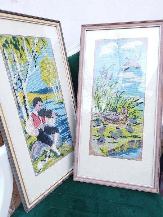 Ръчно изработени,бродирани гоблени, картини