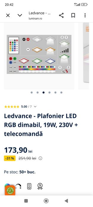 Vând lustre led  noi