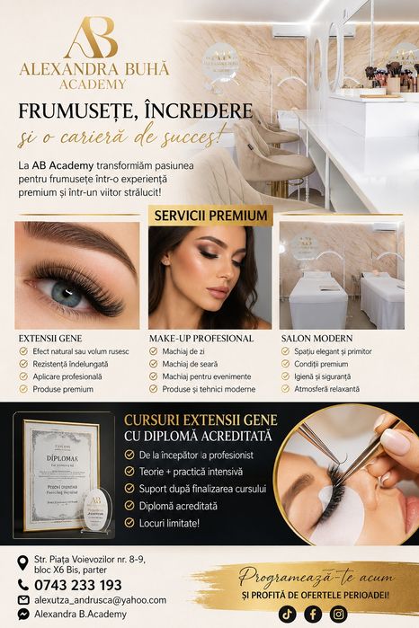@ Salon @ Extensii Gene @ iasi @ MakeUp @ Cursuri @