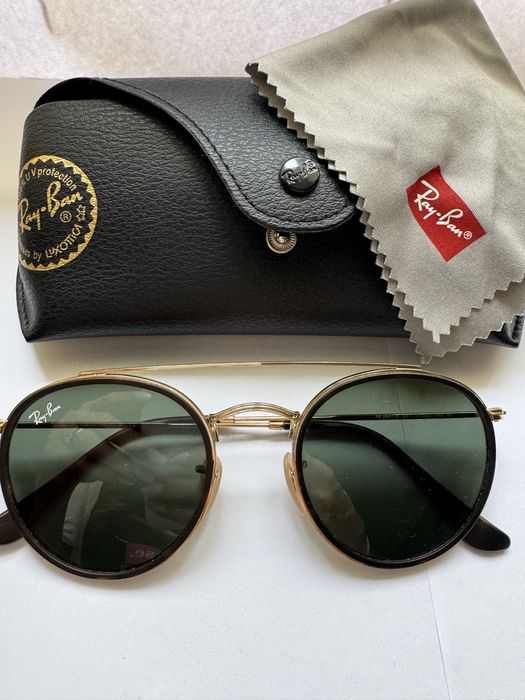Ochelari Ray Ban rotunzi unisex cu lentila oglindă