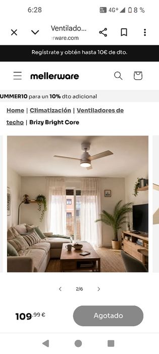 Lustra led cu ventilator