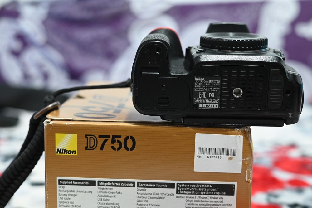 Nikon D750 200k cadre