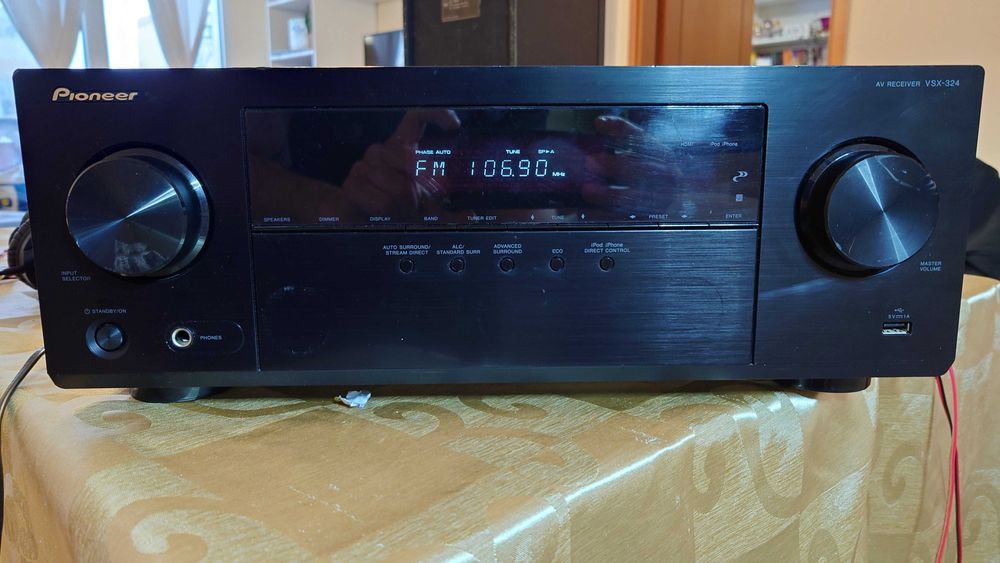 5.1 Усилвател / Ресийвър Pioneer VSX‑324. Dolby DTS/HDMI/Дистанционно