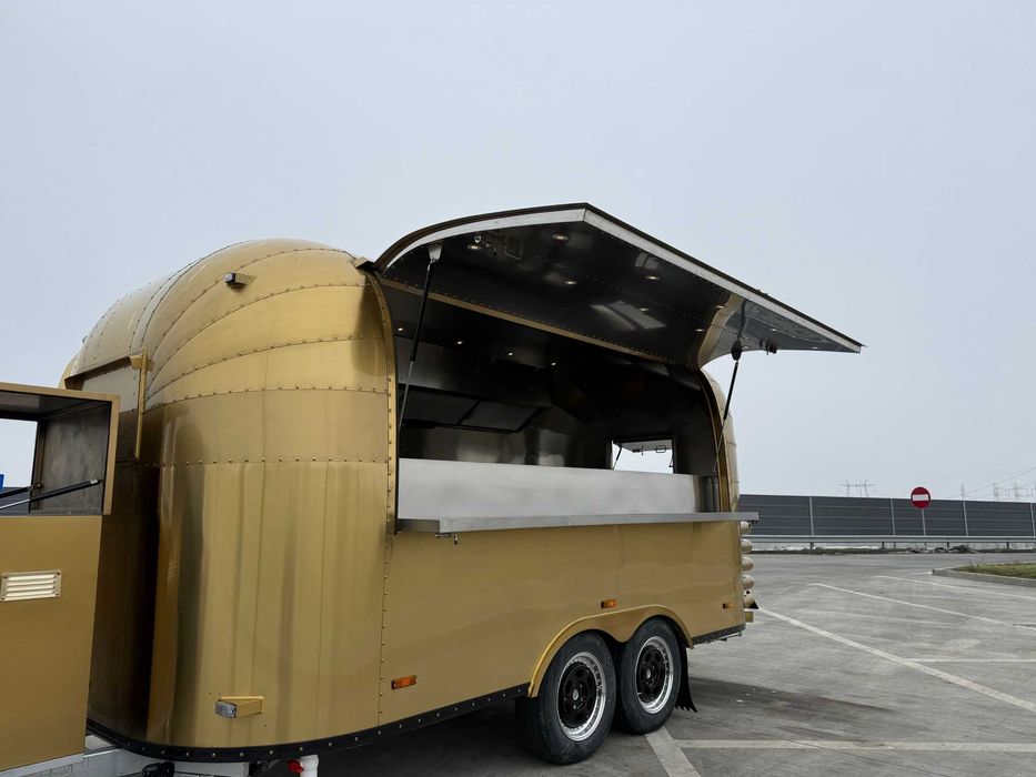 Rulota Comerciala Fast Food Profesionala Street Food Trailer Premium