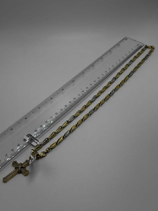 Lant&Cruce Aur 14K / Lant 14.62 Grame / Cruce 6.82 Grame #45602 #45726