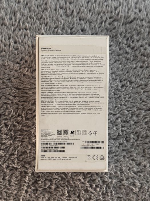 Iphone 15 Pro 1 TB sigilat