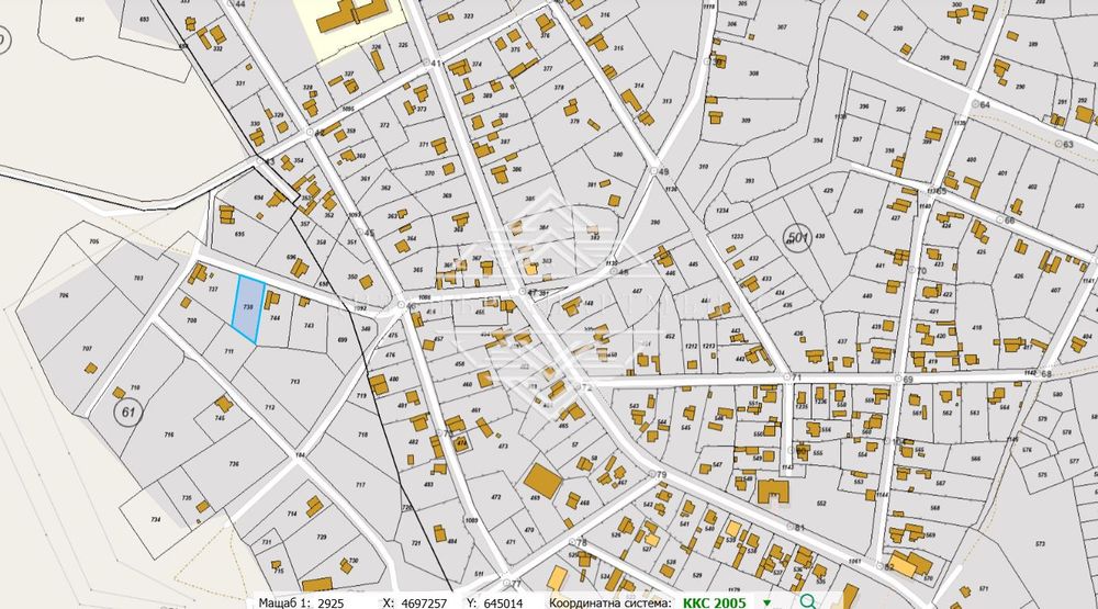 Парцел в Бургас, област-с.Дебелт площ 1000 цена 16000