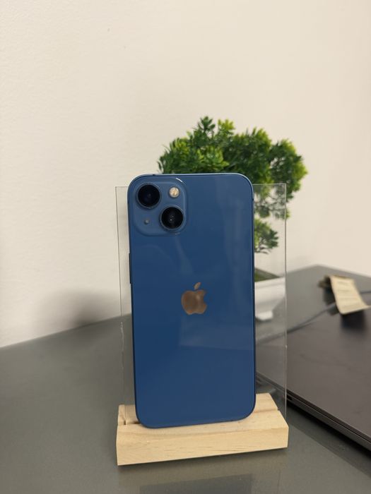 Iphone 13 Blue-128 gb fisurat ecran putin