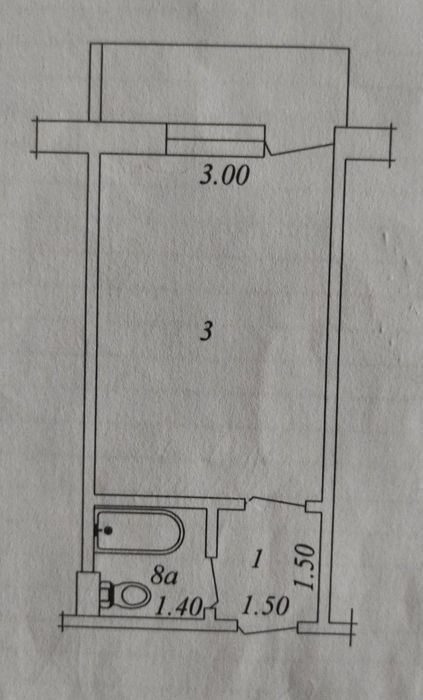 1 комнатная Буз2,Милениум малосемейка