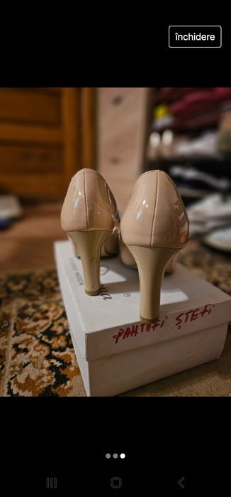 Pantofi piele naturala 40