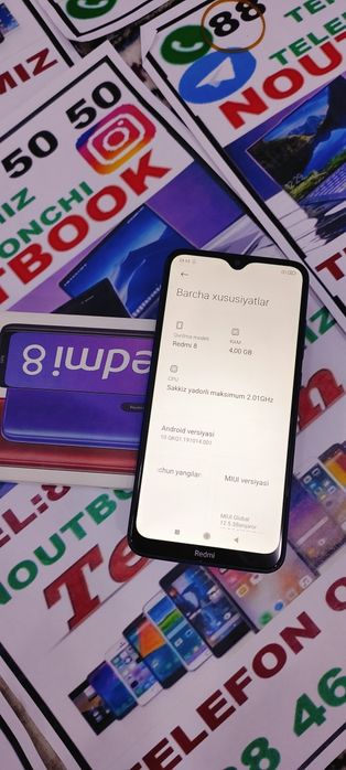 Redmi 8 xotira 64 gb