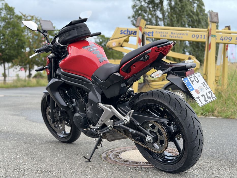 Kawasaki ER6N ABS  CarPlay Navi carte service Inport Germania
