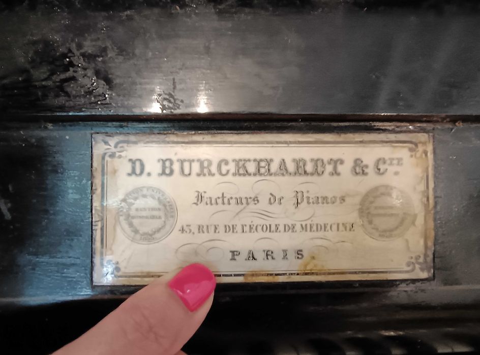 Пиано D. Burckhardt & Cie. Paris 1855г.